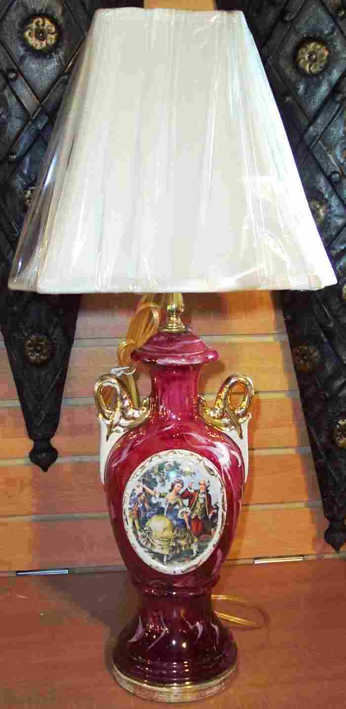 George and Martha Washington Lamps