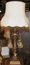 Antique Victorian lamp Moroccan gothic design