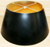 Metal drum lamp shade for brass lamps and bouillotte lamps