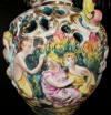 Capodimonte lamp made in Italy