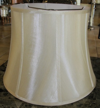 Tall Drum Lamp Shades 16x18x19 Drum Shade Silk Beige Light