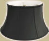Black silk floor lamp shade