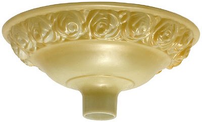 Gold torchiere shade 16" wide