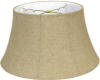 Floor lamp shade natural linen