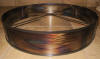 Custom torched metal shade