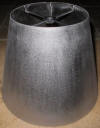 Steel lamp shade