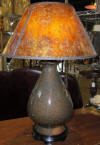 Mica lamp ceramic base