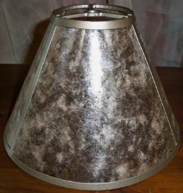 Mica Shades Of Amber Or Silver Custom Sizes Shapes And Design Themes Custom Mica Lamp Shade