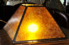 Custom mica lamp shade