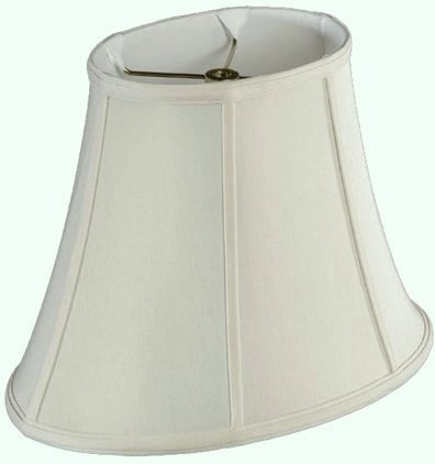 oval lamp shade silk cream classic shades lampshades hoylelamps