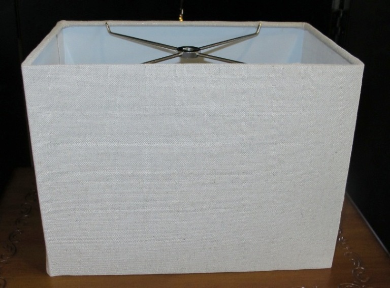 white rectangle lamp shades