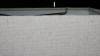 Close-up Rectangle lamp shade natural linen straight sides