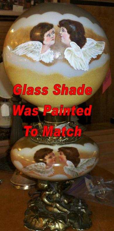 Painting Shades Glass Match glass base Base painting Replacement To    Your Lamp Hand lamp