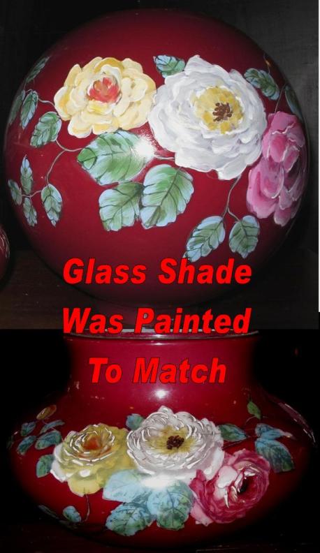 lamp glass glass and painting Ball  glass replacement Original lamp copy shades globe Hurricane
