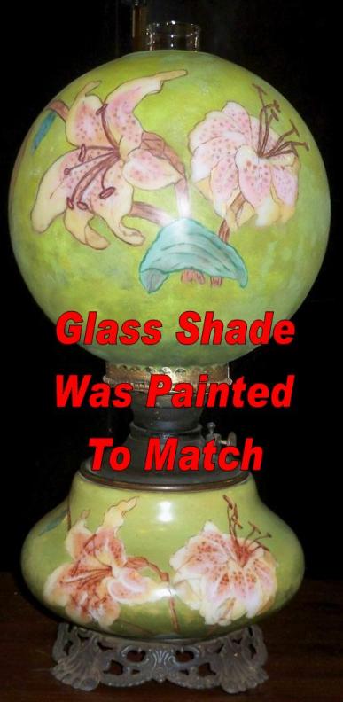 Replacement glass match lamp glass shade globe painted shades to shade painting glass ball