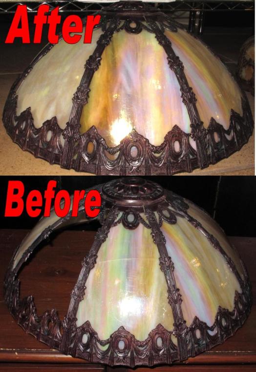 Slag Lamp Repair Shade Slag Lamp Repair