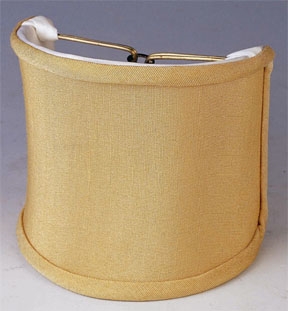 sconce shade half shades lamp tan clip lamps silk cream hoylelamps