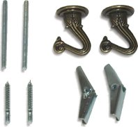 Swag lamp hook kit
