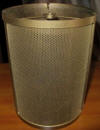 Wire mesh shade antique brass color